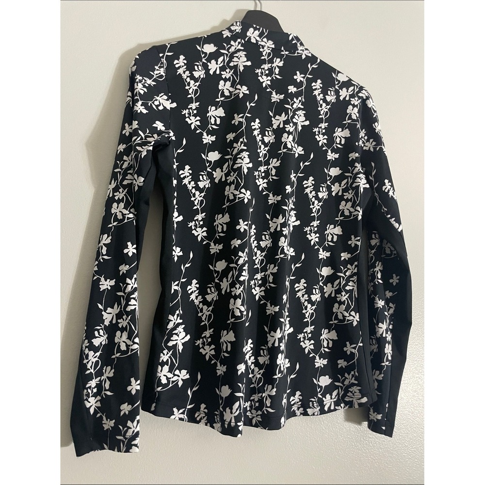 Tail Pullover Polyester Floral Quarter Zip Longsleeve Small Golf Top - Picture 12 of 13